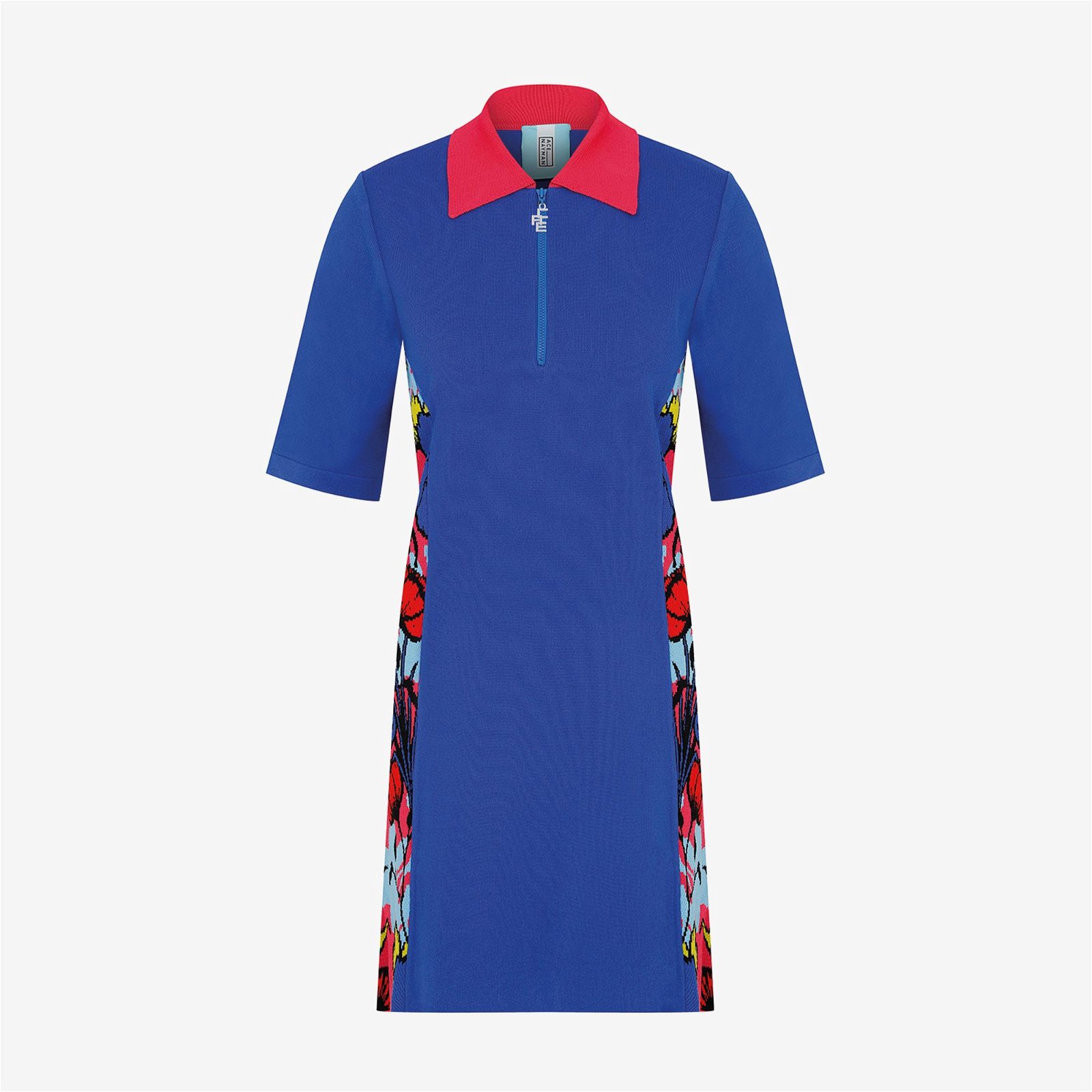 Ace Nayman Karma Knitted Kadın Mavi Elbise