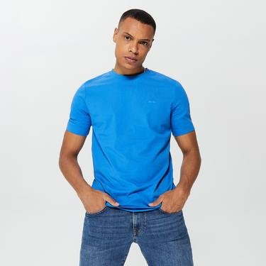  Boss Thompson 01 Erkek Mavi T-Shirt