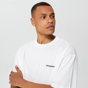  SOONTOBEANNOUNCED Side Logo S/S Unisex Beyaz T-Shirt