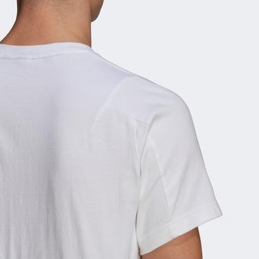  adidas Designed For Gameday Erkek Beyaz T-Shirt