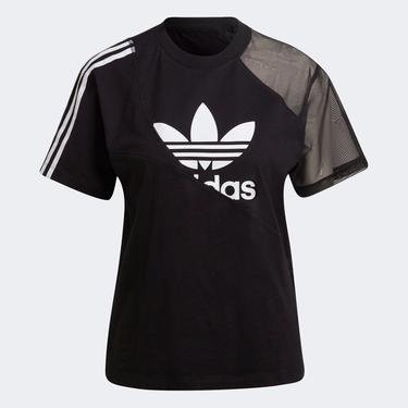  adidas Adicolor Split Kadın Siyah T-Shirt