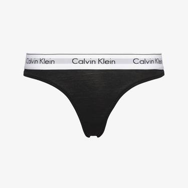  Calvin Klein lastikli Kadın Siyah Tanga Külot