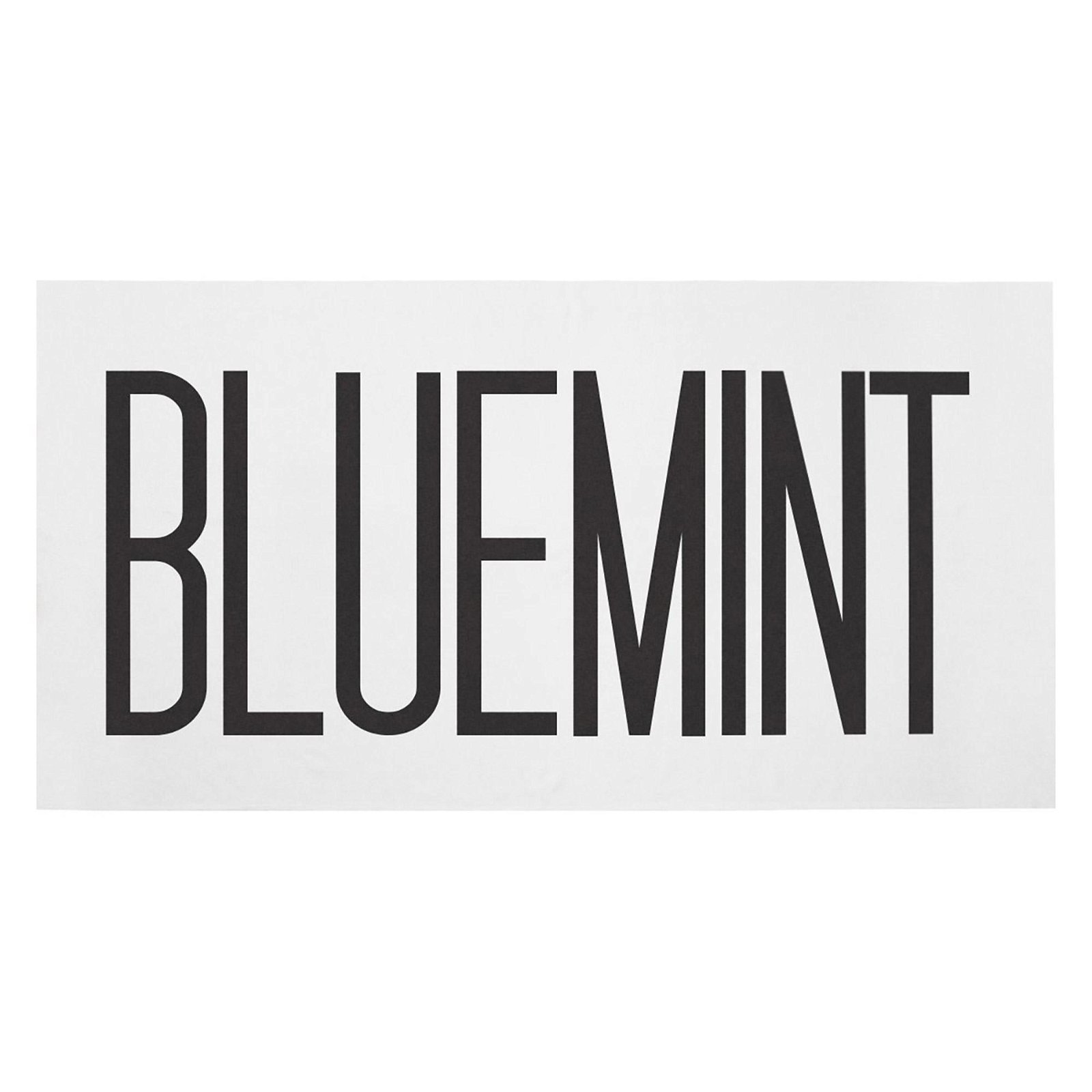Bluemint Hector Unisex Black Letters Havlu