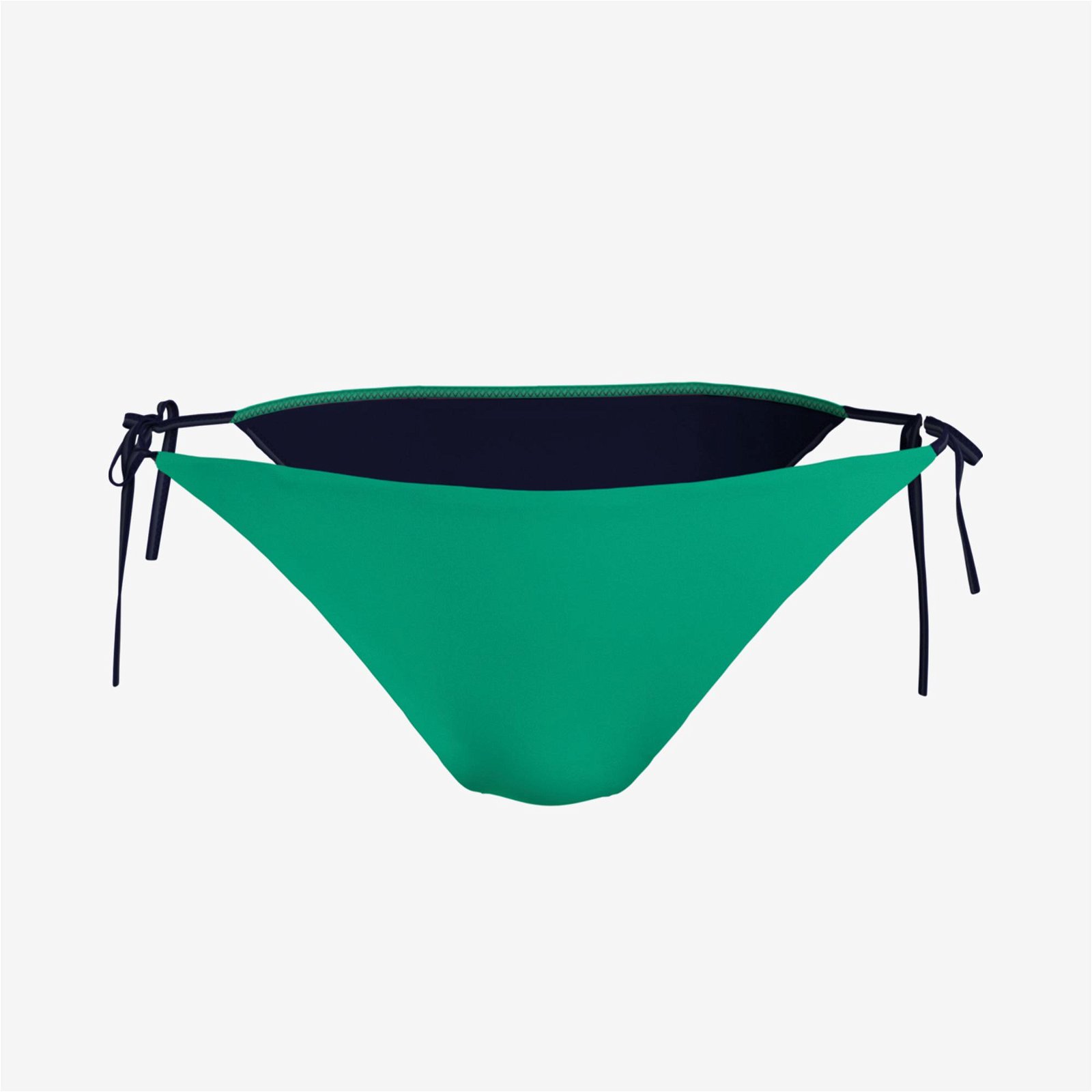 Tommy Hilfiger String Side Tie Cheeky Kadın Yeşil Bikini Altı