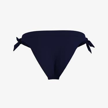  Tommy Hilfiger Cheeky Side Tie Kadın Mavi Bikini Altı
