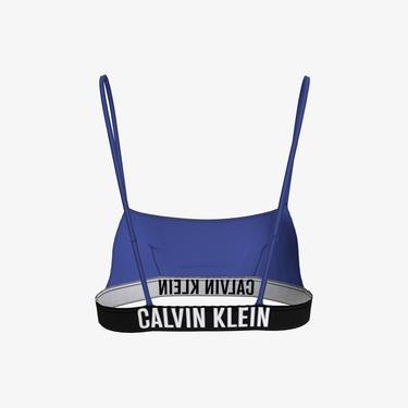  Calvin Klein Bralette-Rp Kadın Mavi Bikini Üstü
