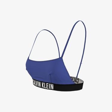  Calvin Klein Bralette-Rp Kadın Mavi Bikini Üstü