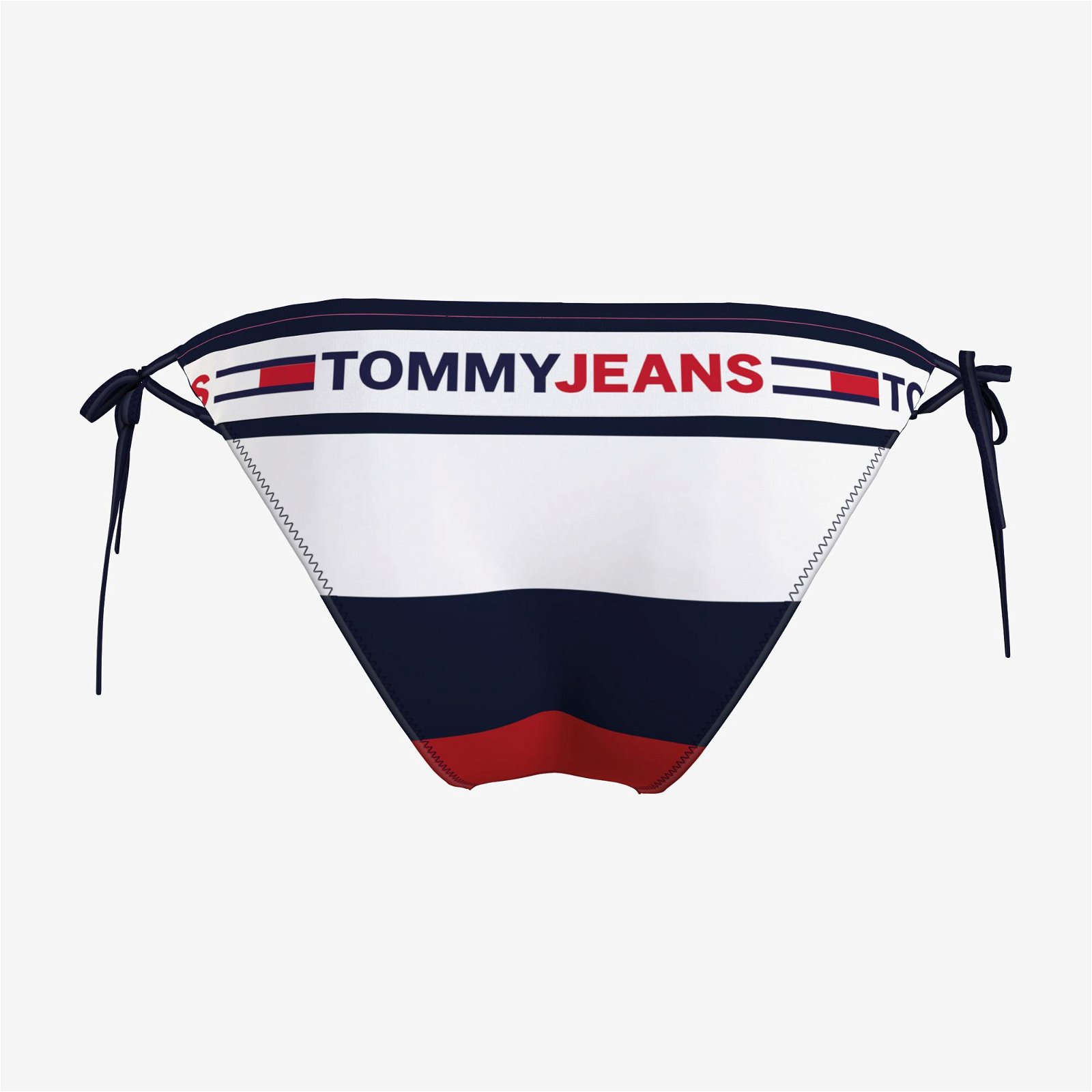 Tommy Hilfiger String Side Tie Cheeky Kadın Kırmızı-Lacivert Bikini Altı