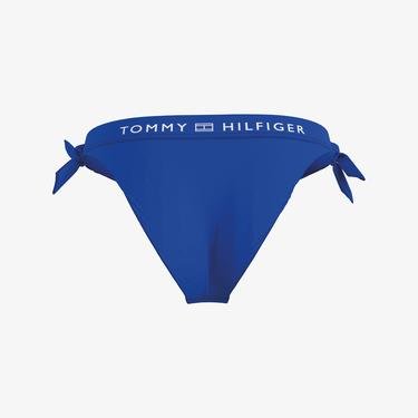  Tommy Hilfiger Side Tie Cheeky Kadın Mavi Bikini Altı