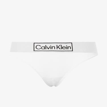  Calvin Klein Tanga Kadın Beyaz Külot