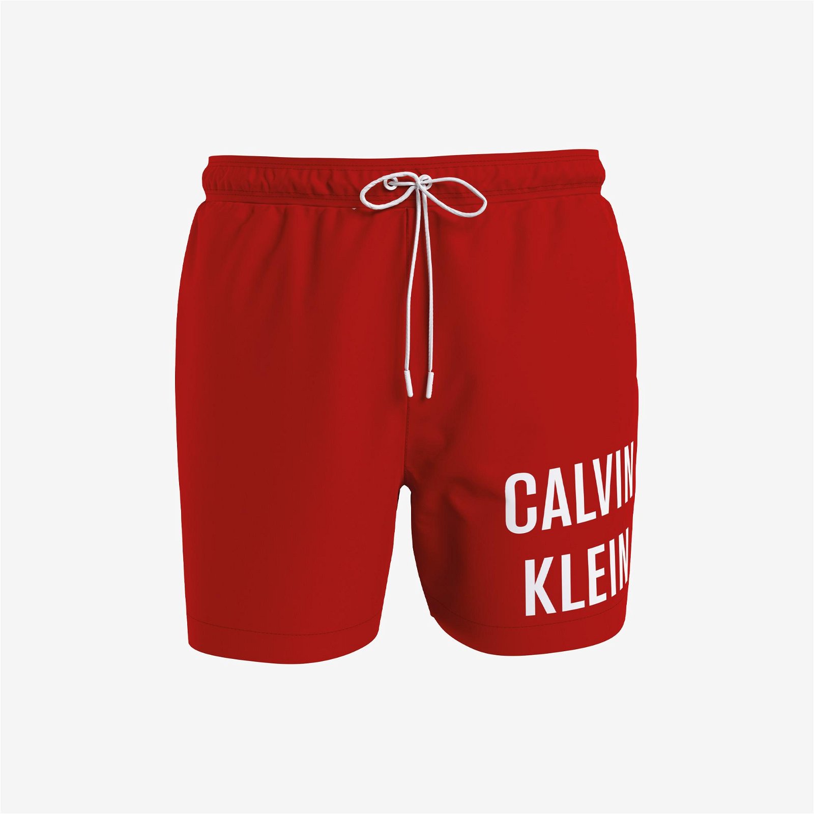 Calvin Klein Medium Drawstring Erkek Kırmızı Mayo Şort