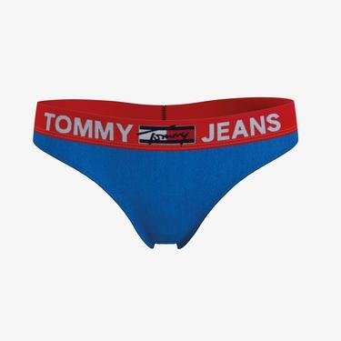  Tommy Jeans Tanga Kadın Bej Külot