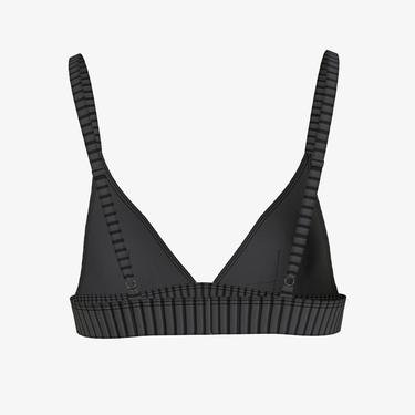  Calvin Klein Triangle Fıxed-Rp Kadın Siyah Bikini Üstü
