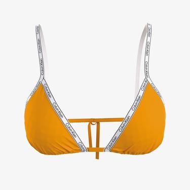  Calvin Klein Triangle-Rp Kadın Sarı Bikini