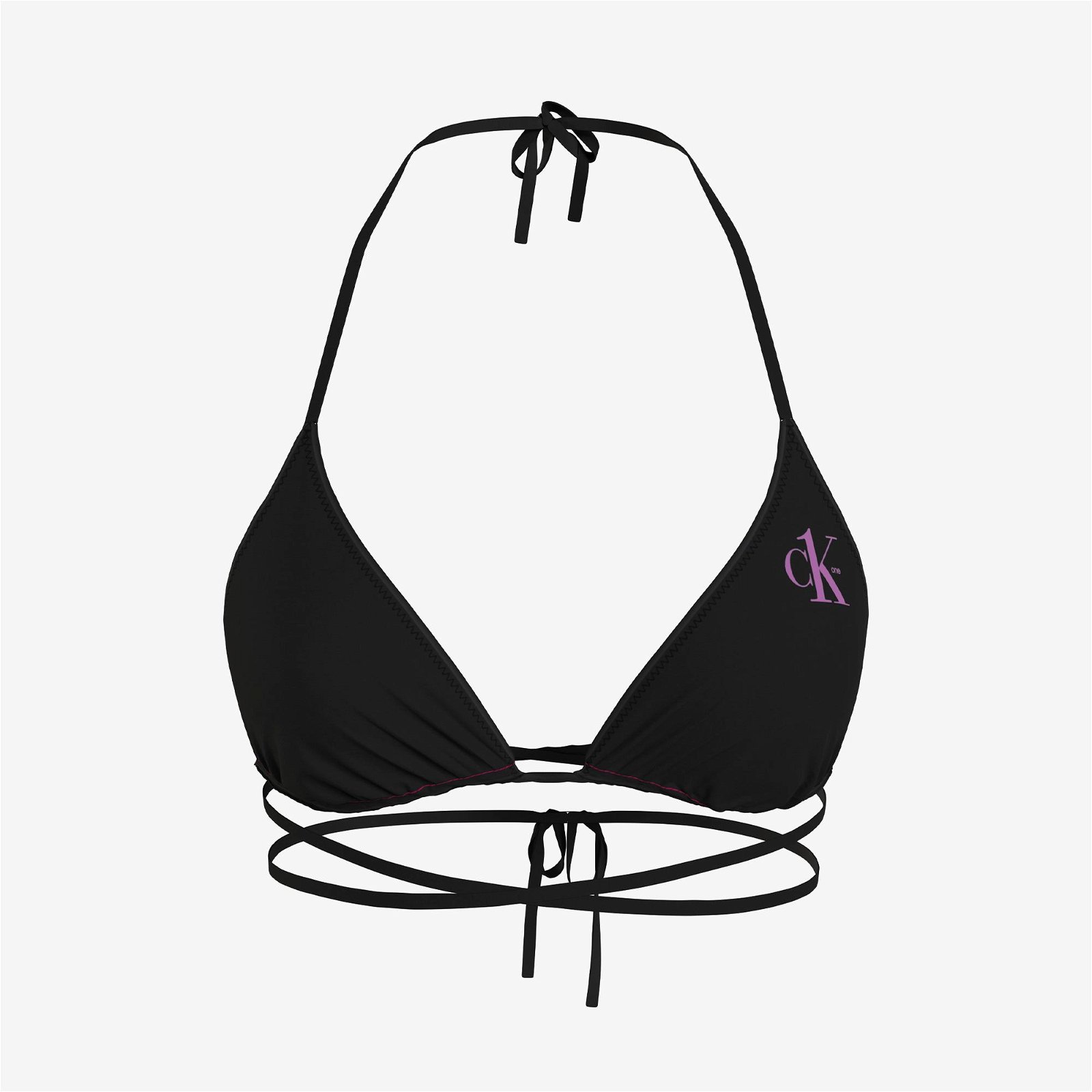 Calvin Klein Triangle-Rp Kadın Siyah Bikini Üstü