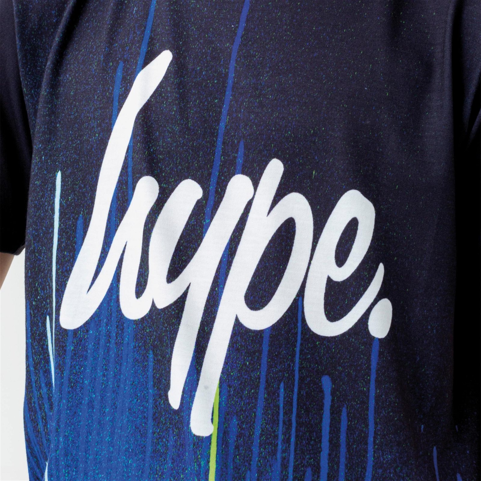 HYPE Pacific Drips Script Çocuk Siyah T-Shirt