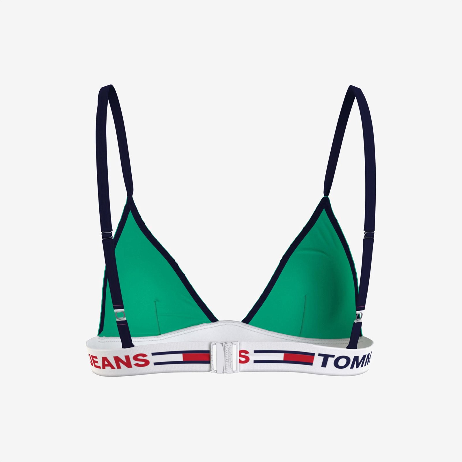 Tommy Hilfiger Triangle Fixed Rp Kadın Yeşil Bikini Üstü