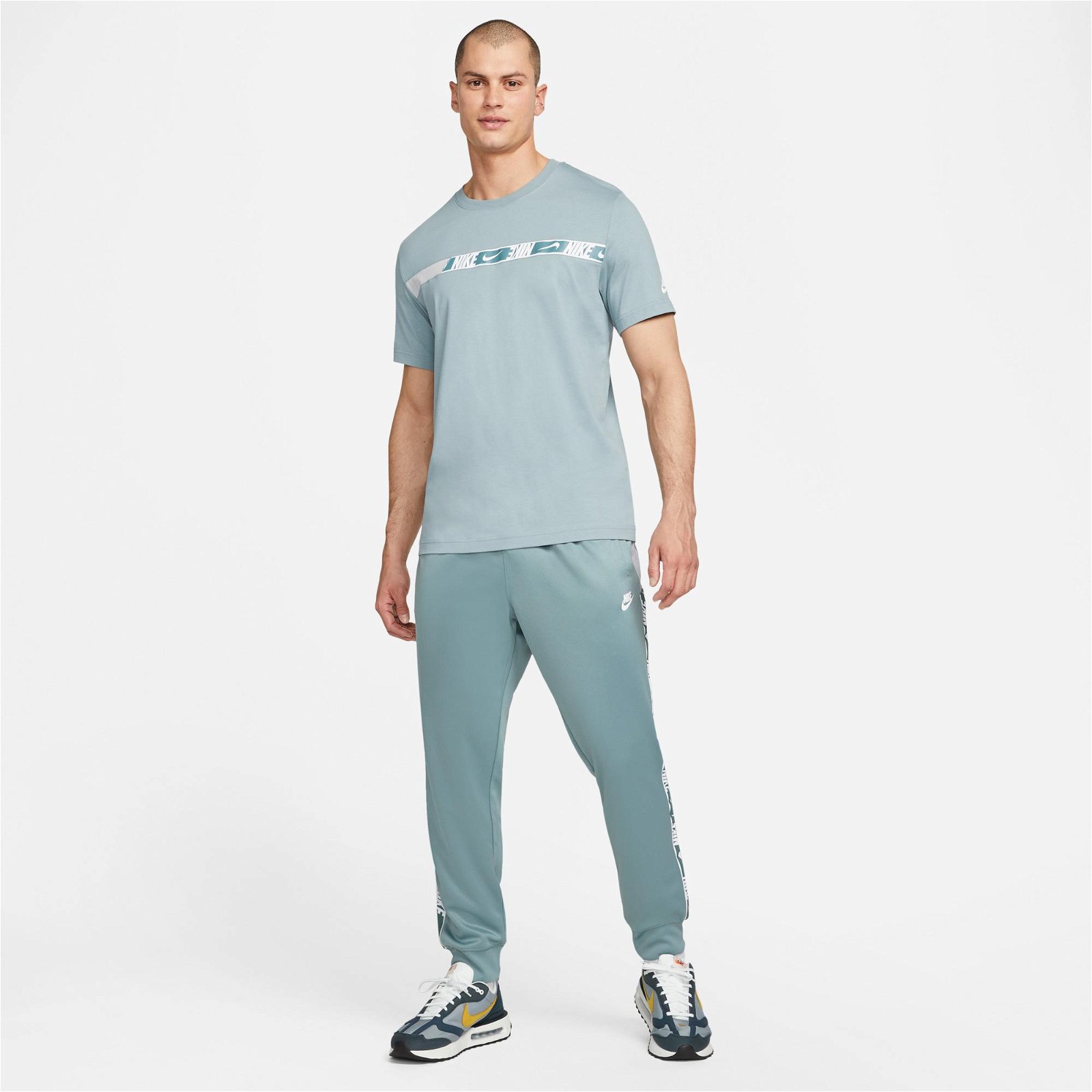 Nike Sportswear Repeat Pk Jogger Erkek Mavi Eşofman Altı