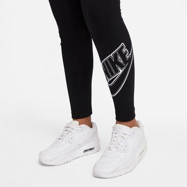  Nike Sportswear Essential Lgng Futura Mid Rise Çocuk Siyah Tayt