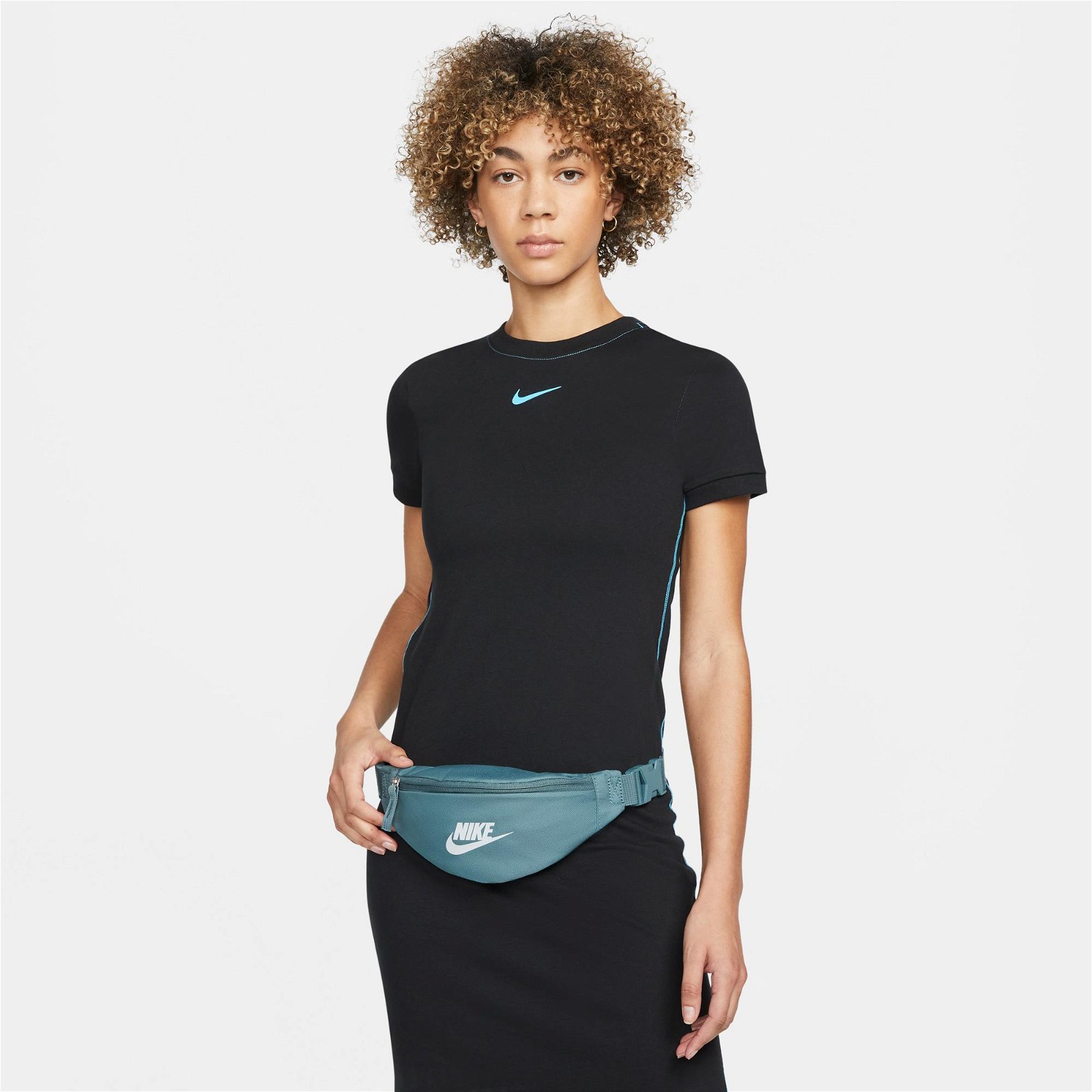 Nike Heritage S Unisex Mavi Bel Çantası