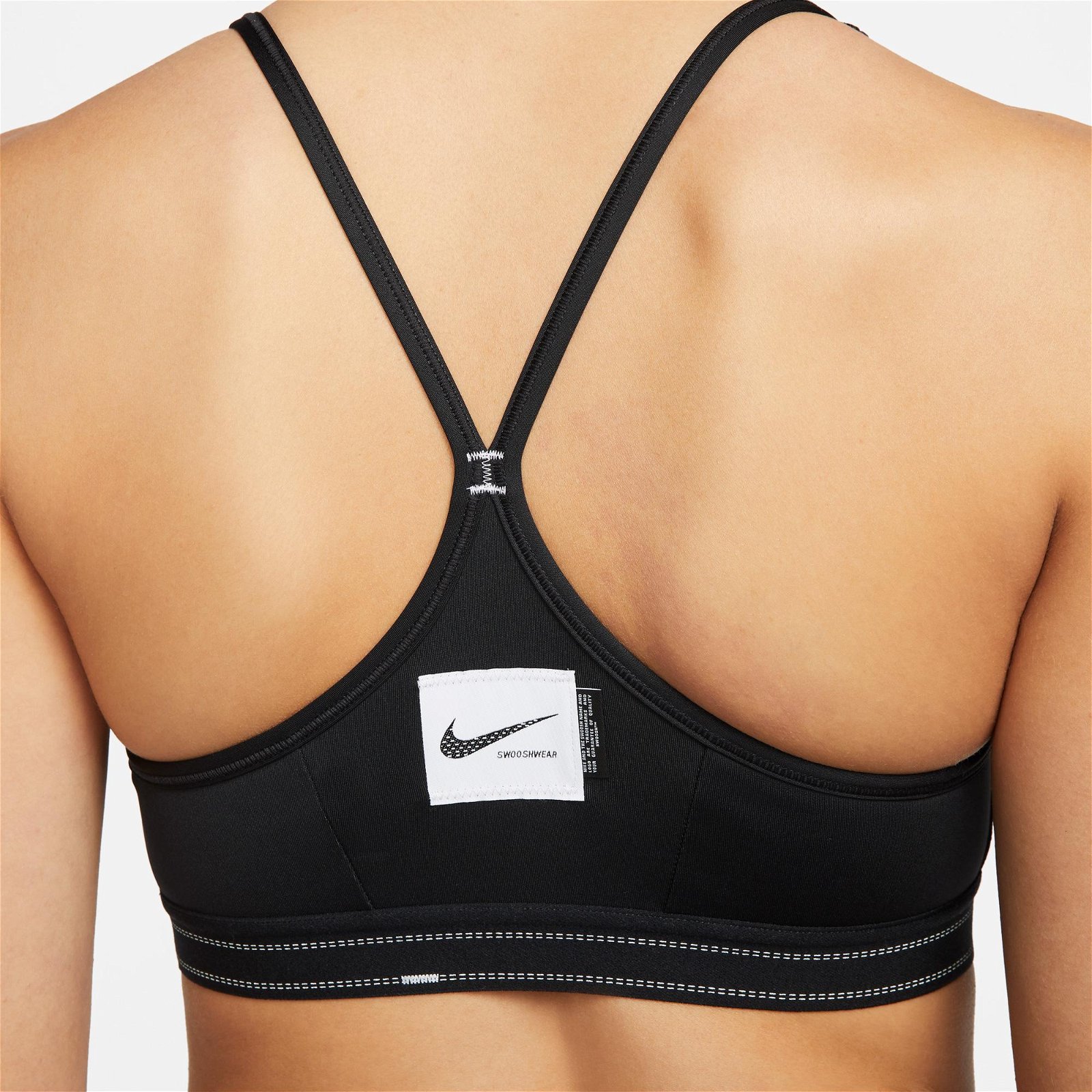 Nike Sportswear Dri-FIT Indy Swoosh Gx Kadın Siyah Bra