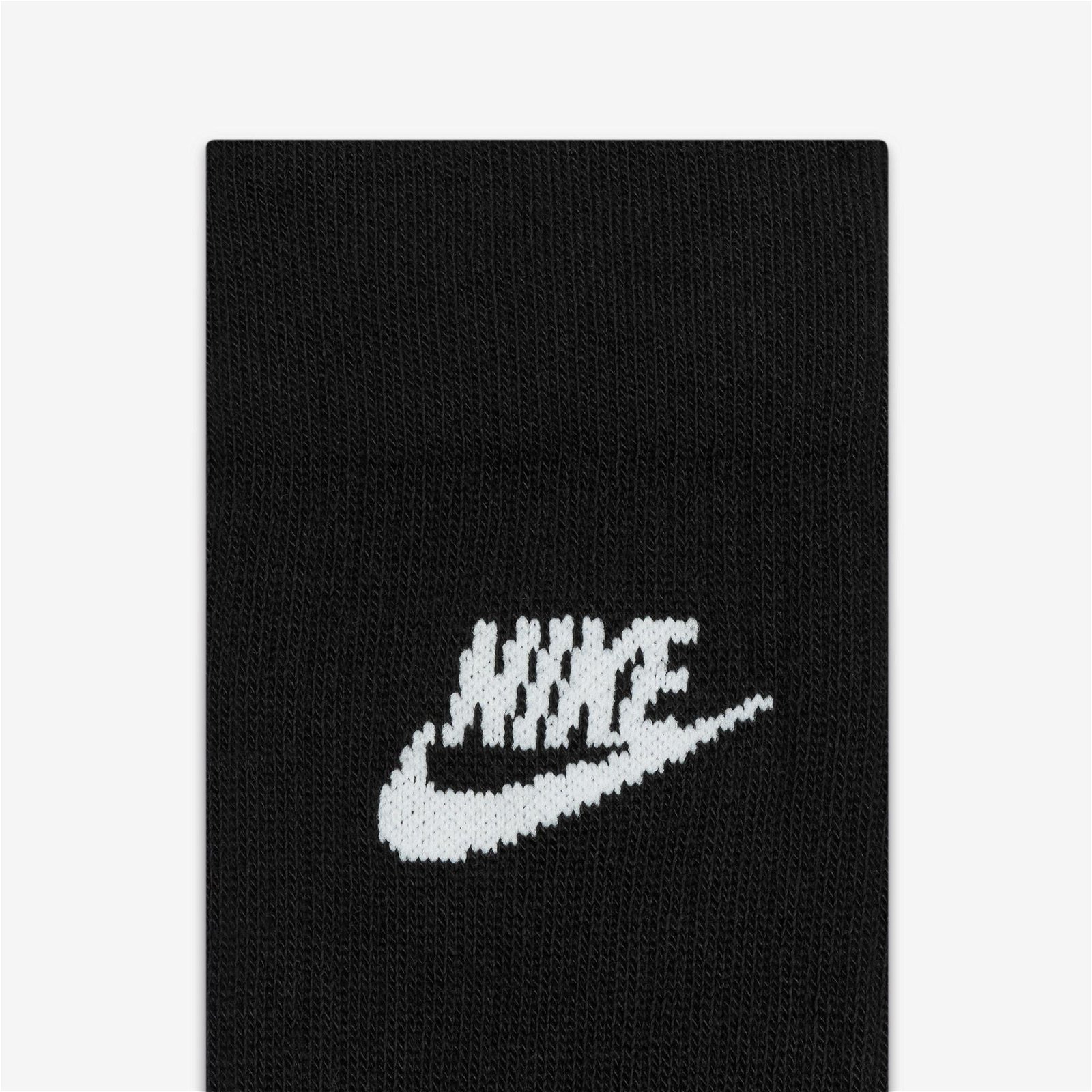 Nike Sportswear Everyday Essential Cr 3'lü Unisex Siyah Çorap