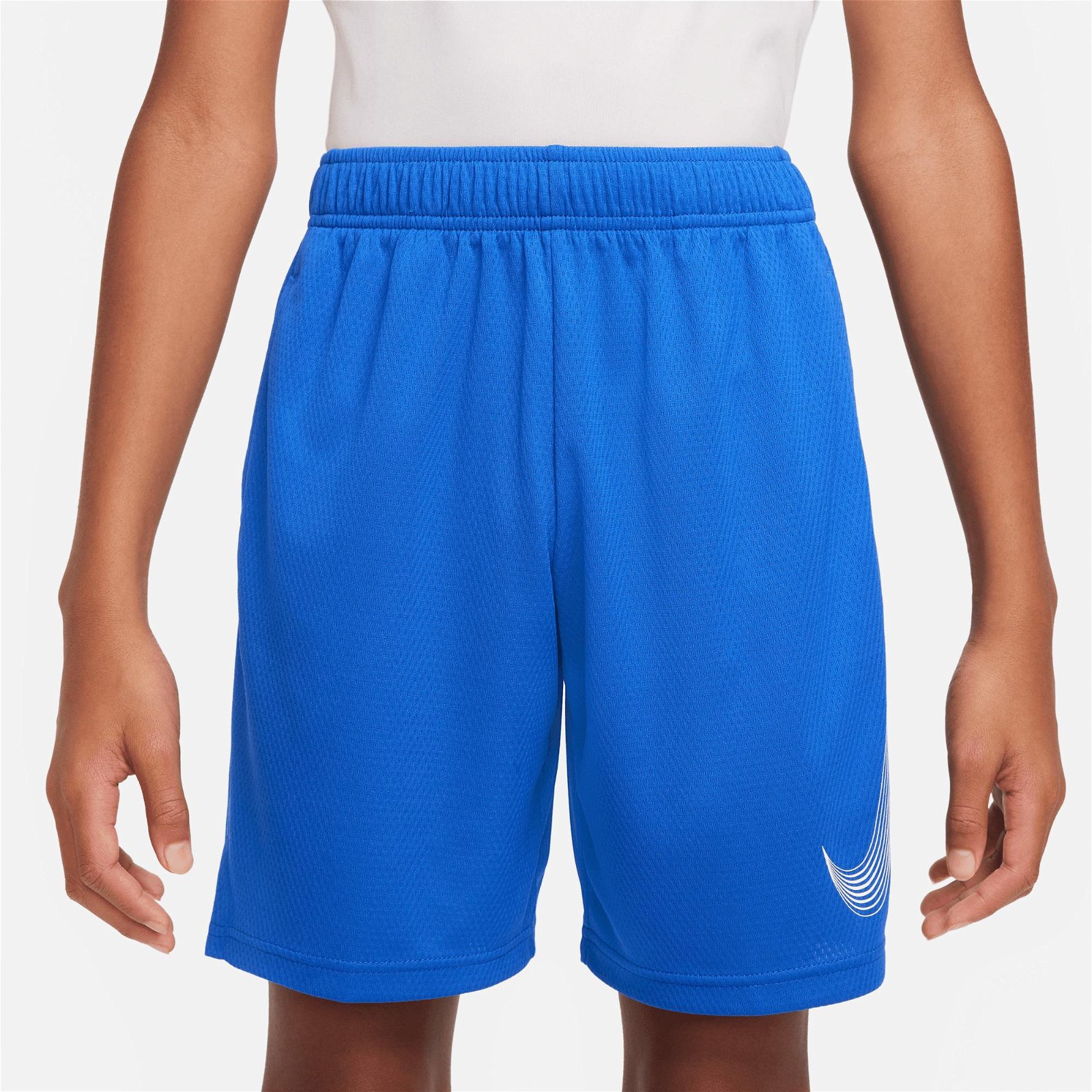 Nike Dri-FIT Hbr Çocuk Mavi Şort