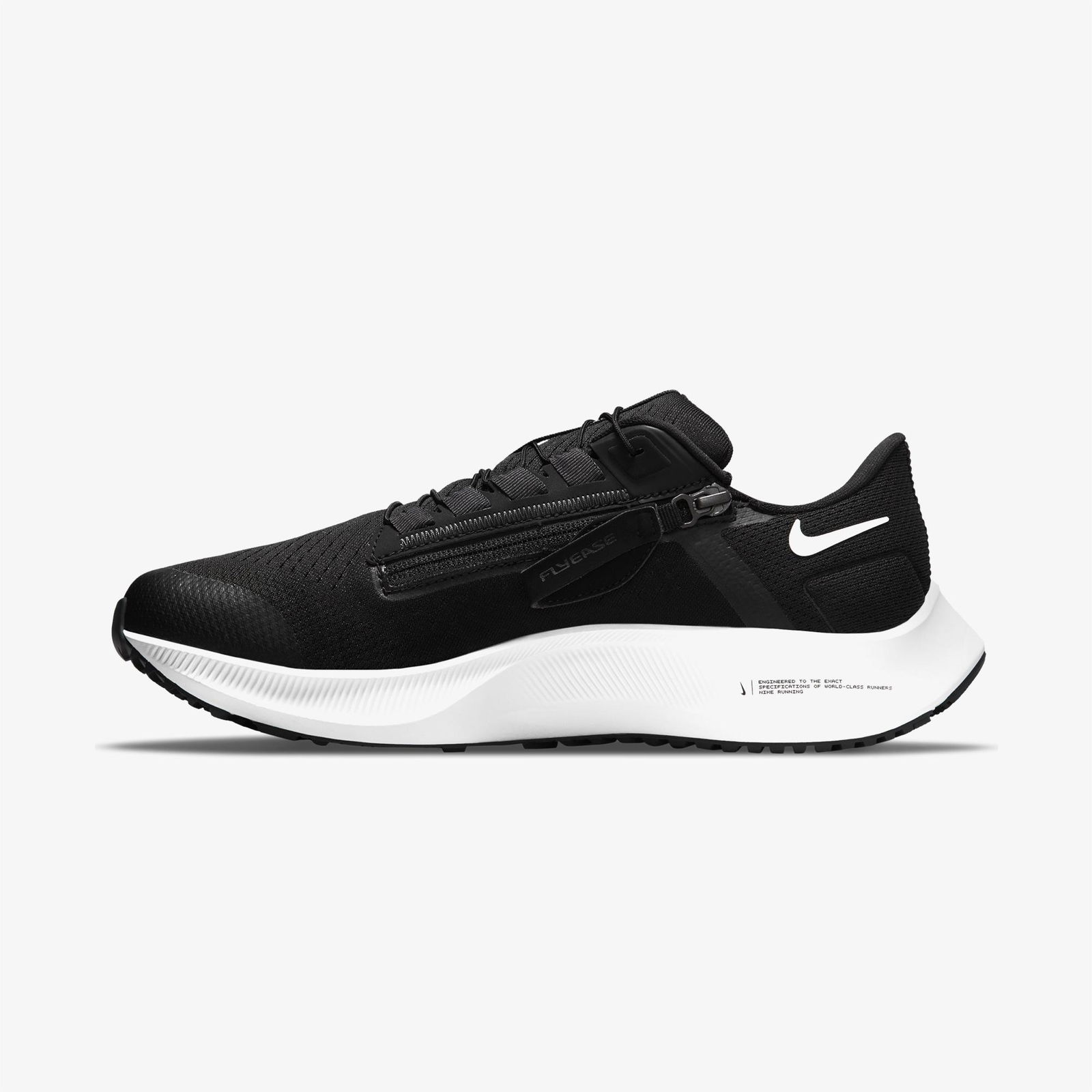 Nike Air Zoom Pegasus 38 Flyease 4E Erkek Siyah Spor Ayakkabı