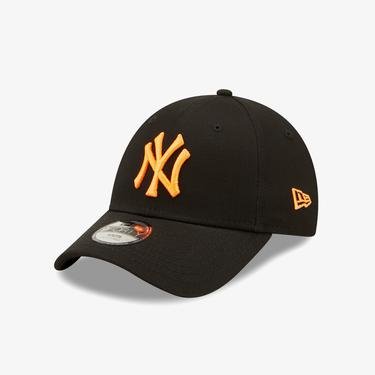  New Era New York Yankees Mlb Neon 9Forty Çocuk Siyah Şapka