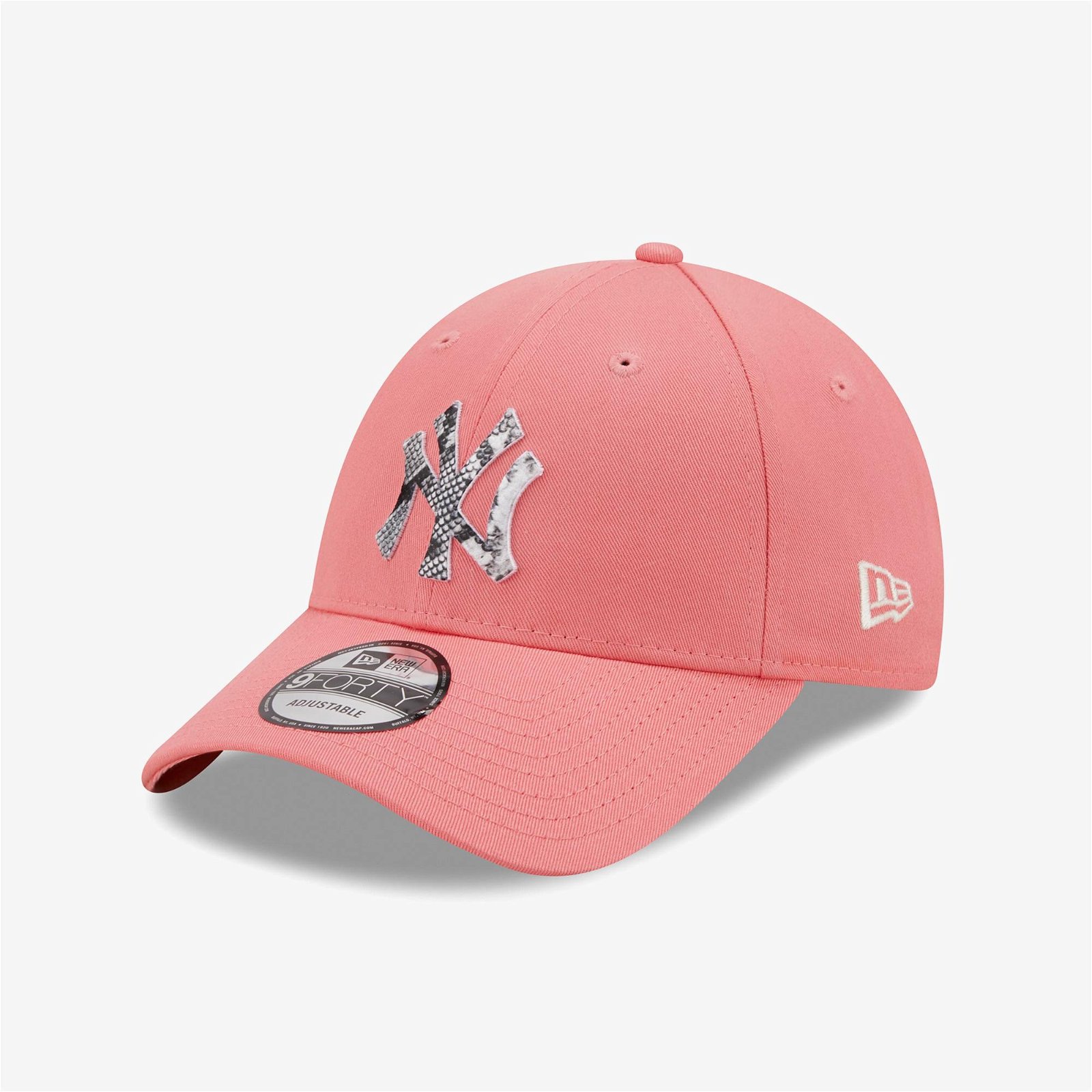New Era New York Yankees Logo Dolgulu 9Forty Unisex Pembe Şapka