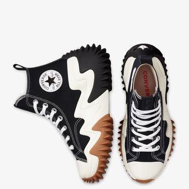  Converse Run Star Motion Unisex Siyah Platformlu Sneaker