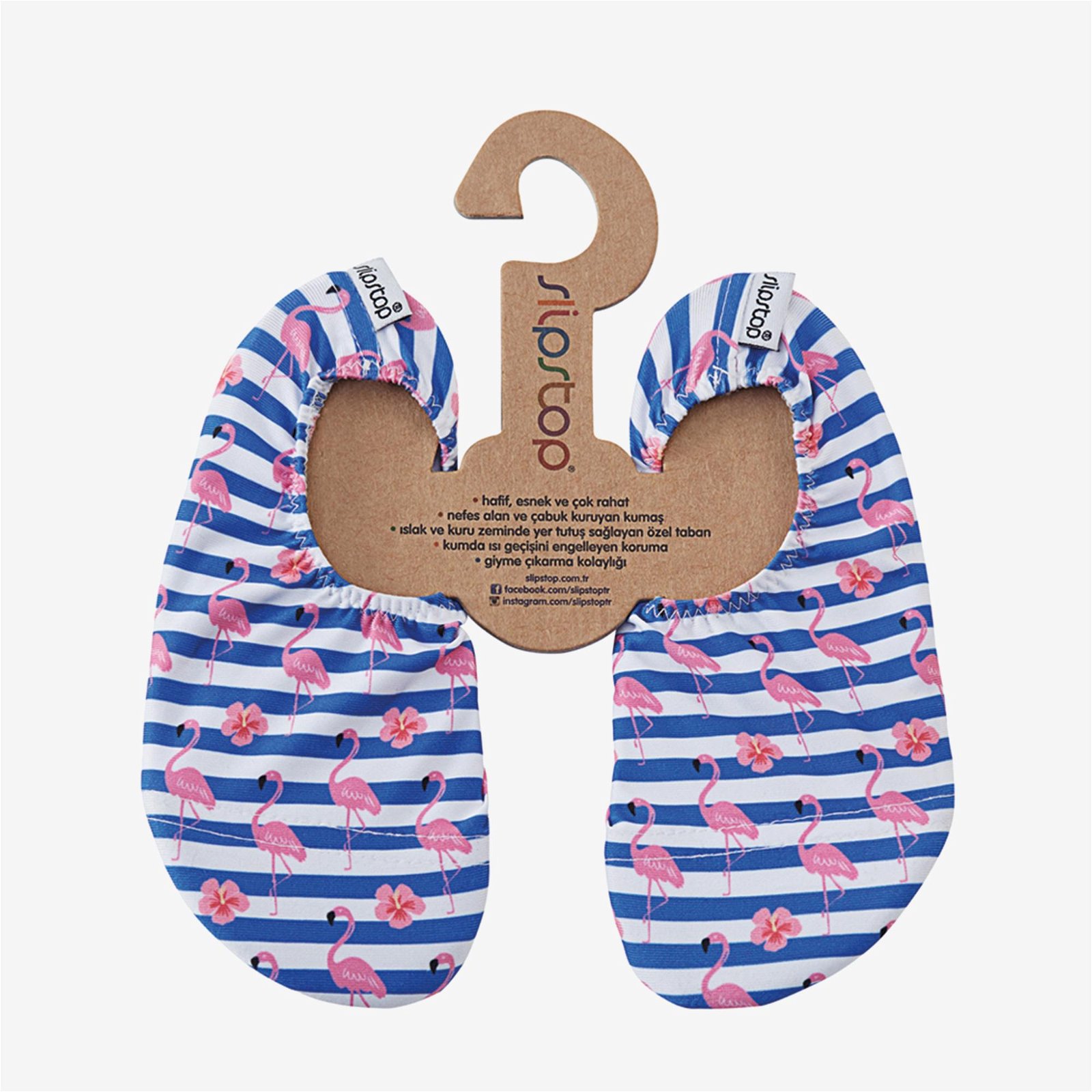 Slipstop Stripe Junior Çocuk Renkli Havuz Ayakkabısı