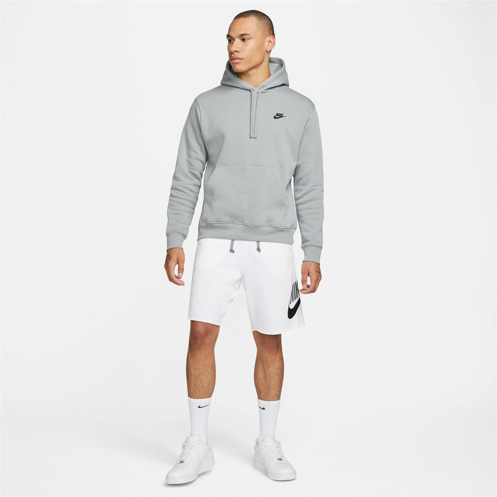 Nike Sportswear Essentials French Terry Alumni Erkek Beyaz Şort