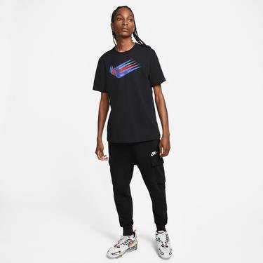  Nike Sportswear 12 Swoosh Erkek Siyah T-Shirt