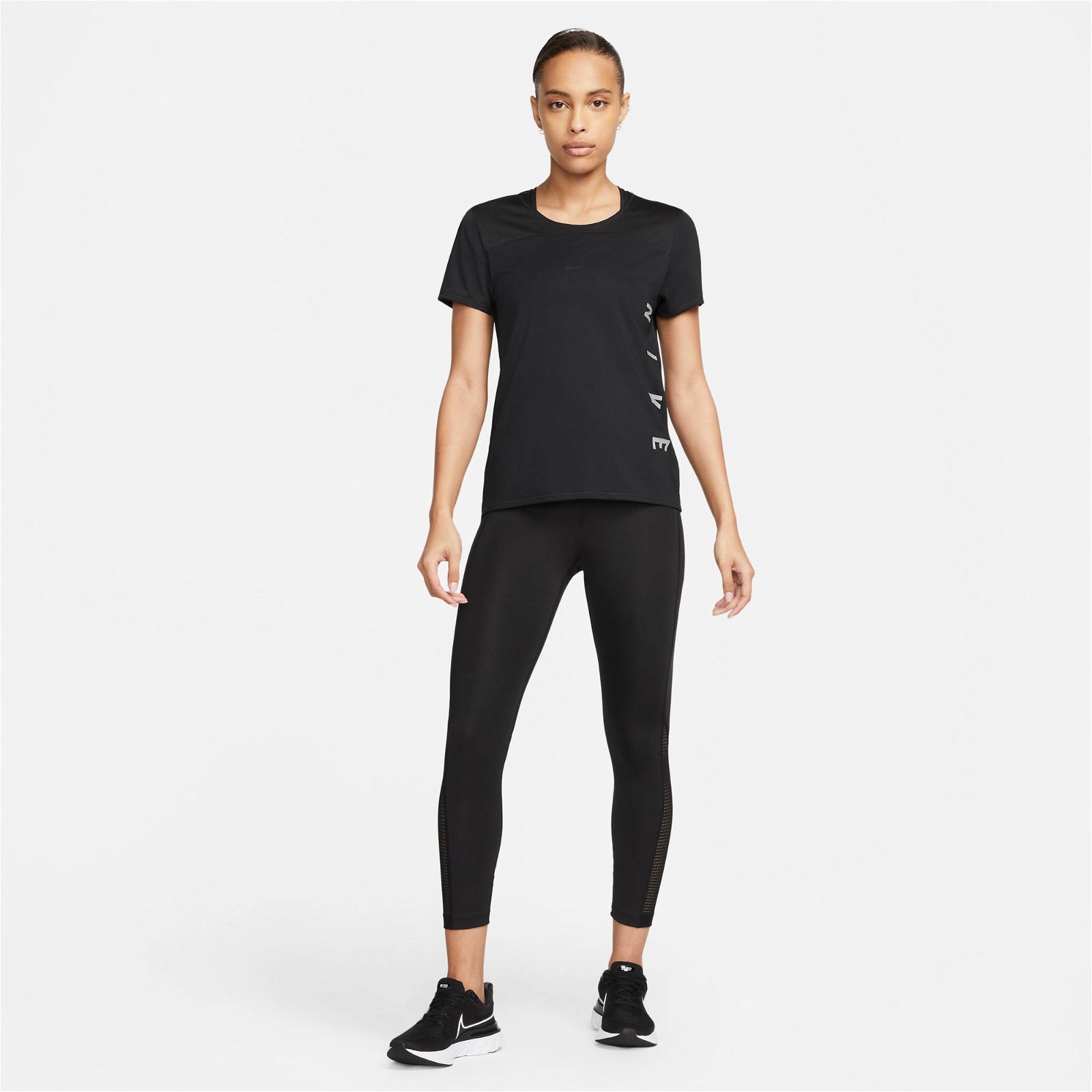 Nike Dri-Fit Fast Mid-rise 7/8 Kadın Siyah Tayt