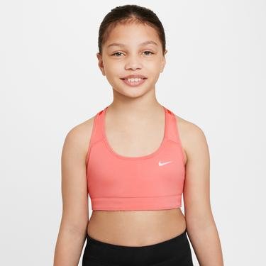  Nike Dri-Fit Swoosh Animal Printed Çocuk Pembe Bra