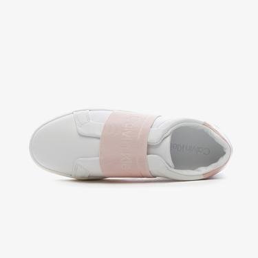  Calvin Klein Cupsole Slip On He Kadın Beyaz Spor Ayakkabı
