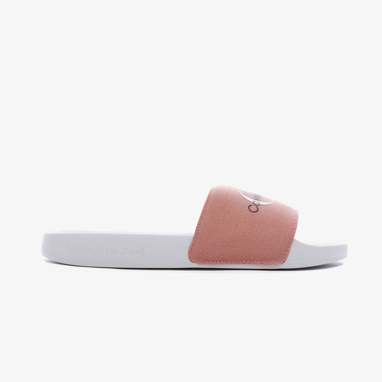 Calvin Klein Slide Monogram Co Kadın Pembe Terlik