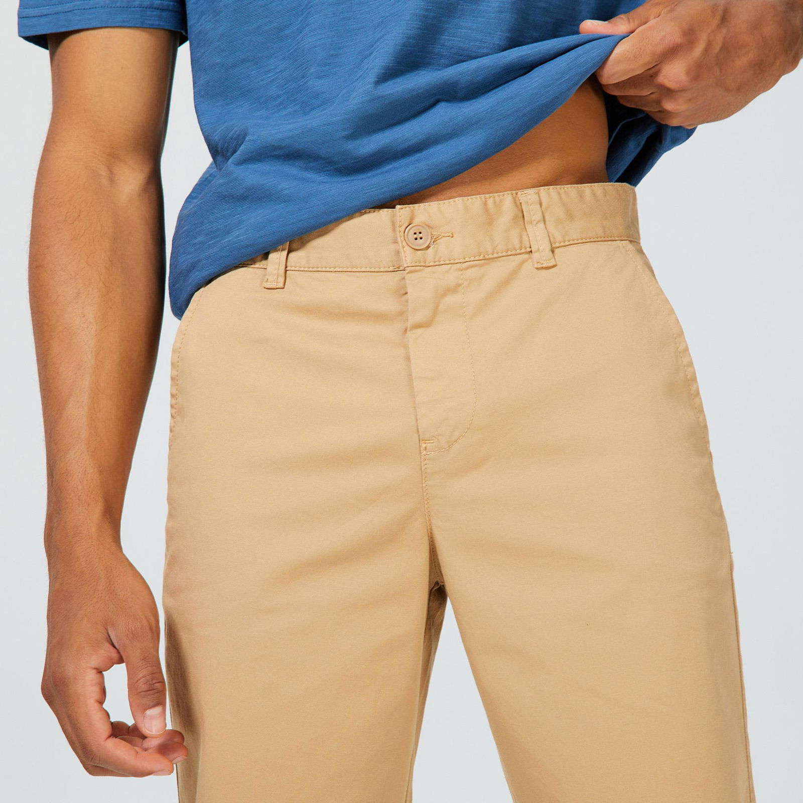 Benetton Chino Bermuda Erkek Bej Şort