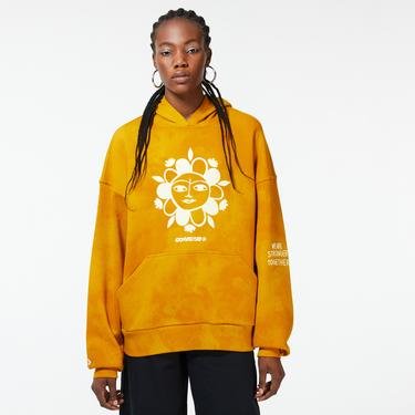  Converse Whm Oversized Goldtone Kadın Sarı Hoodie Sweatshirt