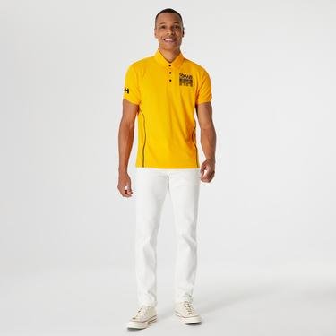  Helly Hansen Racing Erkek Sarı Polo T-Shirt