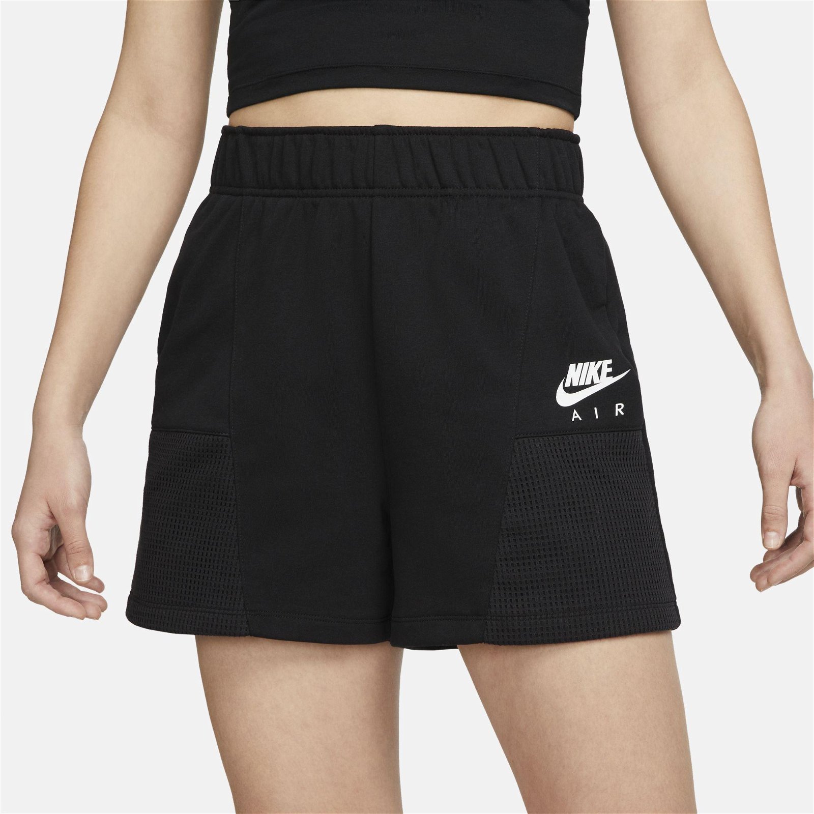 Nike Sportswear Air Fleece Kadın Siyah Şort