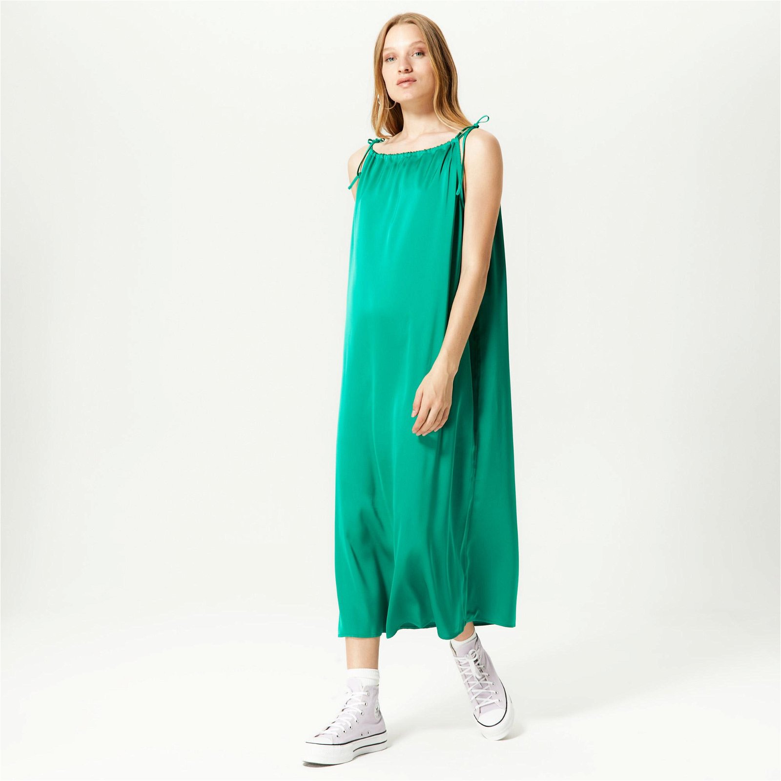 Only Onlcora Kadın Yeşil Elbise