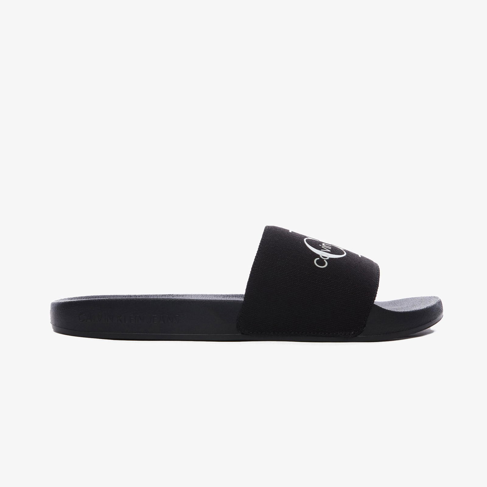 Calvin Klein Slide Monogram Co Kadın Siyah Terlik