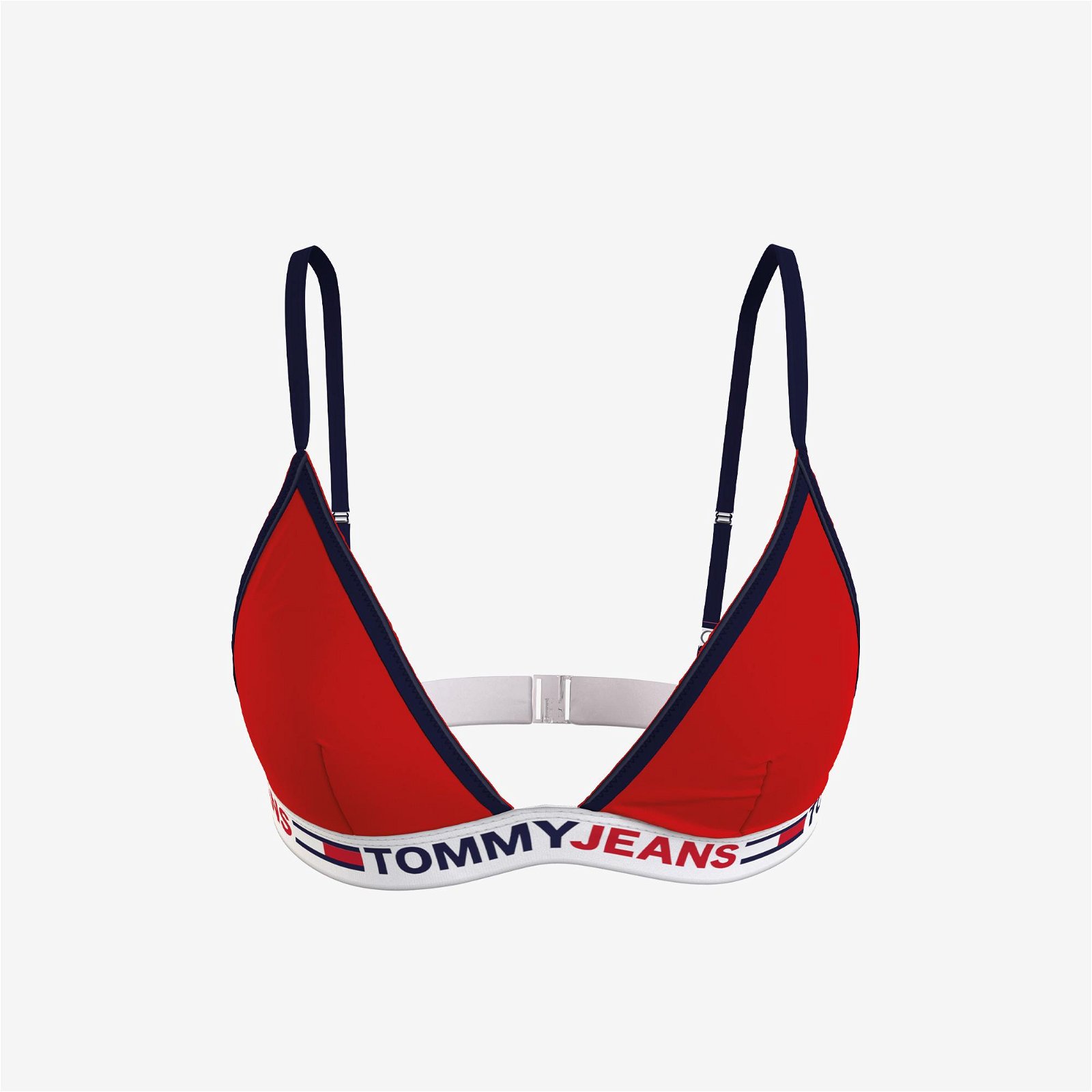 Tommy Hilfiger Triangle Fixed Rp Kadın Kırmızı Bikini Üstü