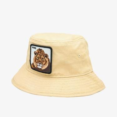  Goorin Bros Lion Around Unisex Sarı Bucket Şapka