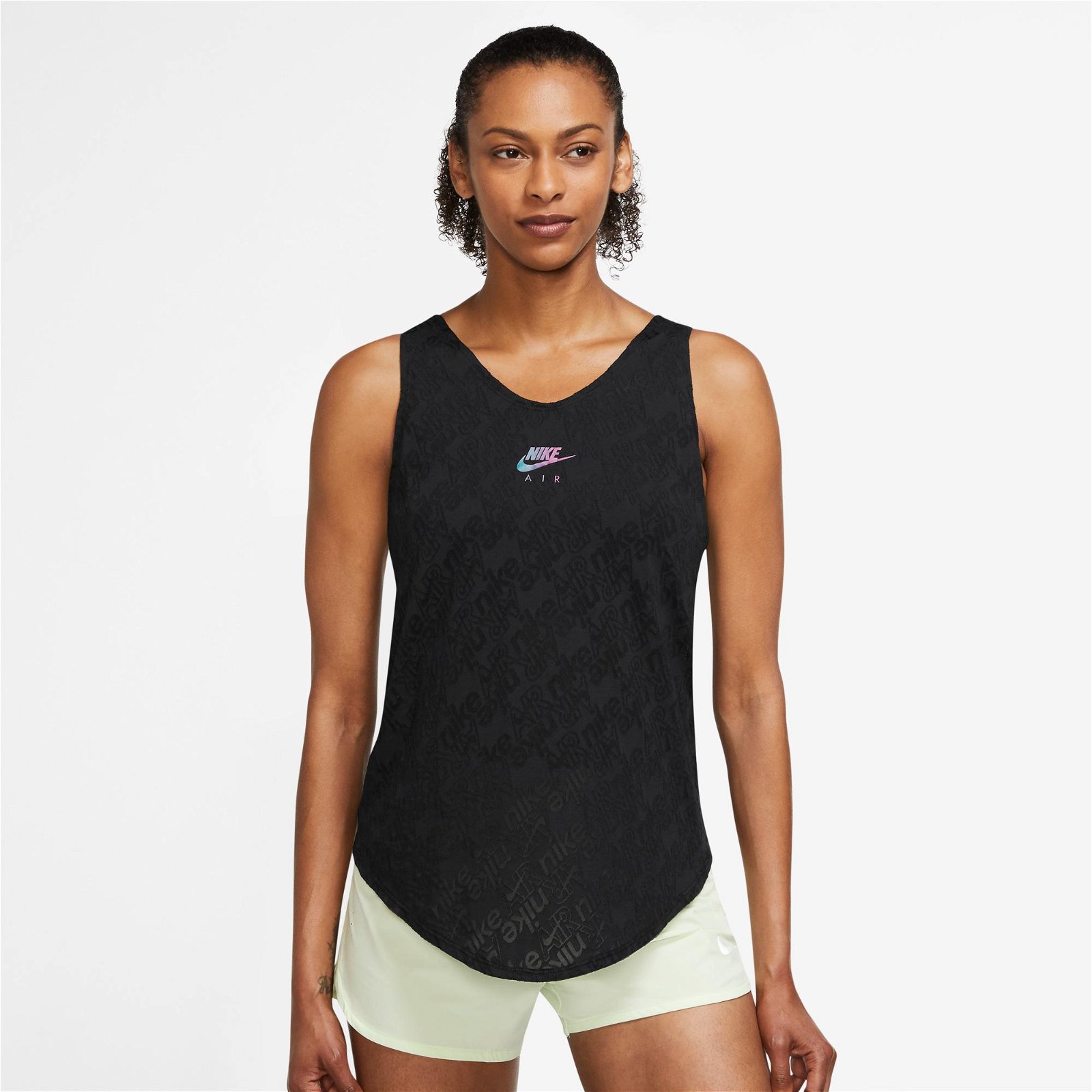 Nike Air Dri-Fit Kadın Siyah Kolsuz T-Shirt
