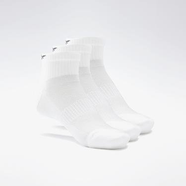  Reebok 3'lü Unisex Beyaz Çorap
