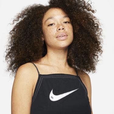  Nike Sportswear Swoosh Kadın Siyah Elbise