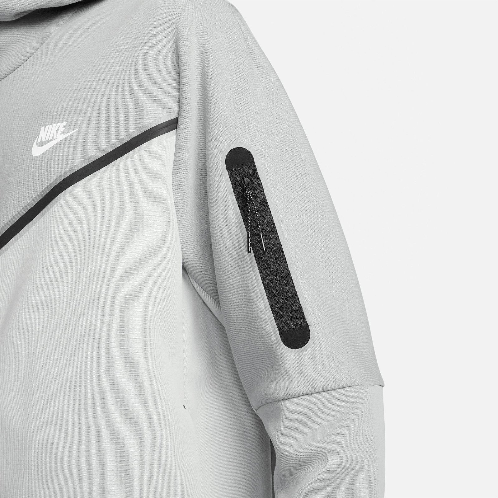 Nike Sportswear Tech Fleece Hoodie Erkek Gri Sweatshirt